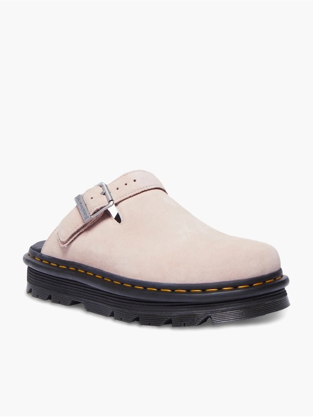 Dr. Martens Zebzag Suede Casual Slingback Platform Mules